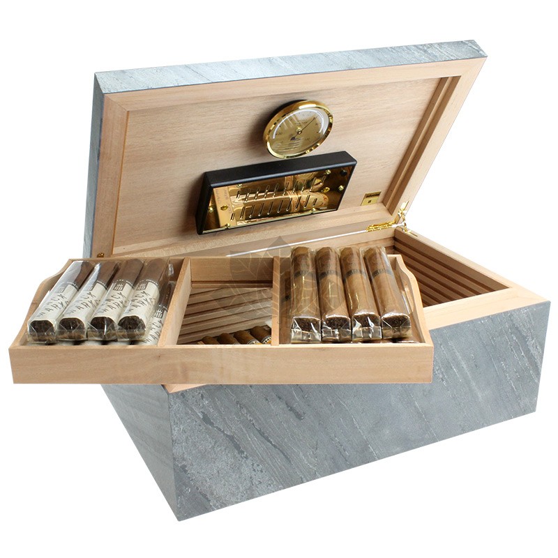 Humidor Adorini Black Slate Grande Deluxe